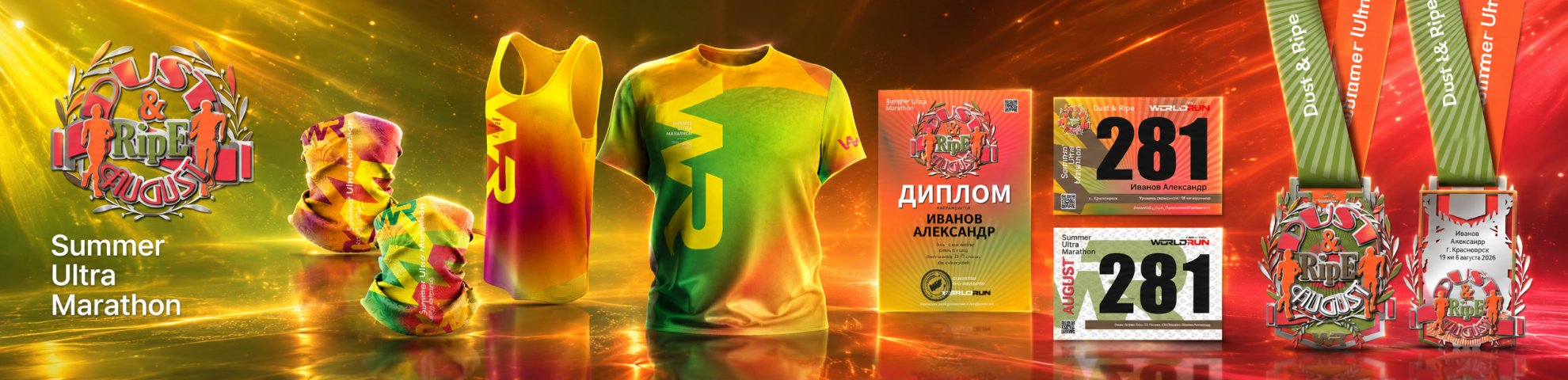 🔥 Summer Ultra Marathon: Dust & Ripe - Месячный УльтраМарафон - Август 2026